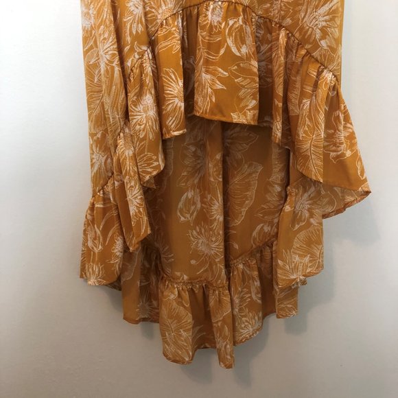 June & Hudson hi low ruffle dress xs - Picture 7 of 8